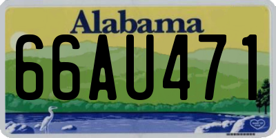 AL license plate 66AU471