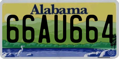 AL license plate 66AU664