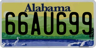 AL license plate 66AU699