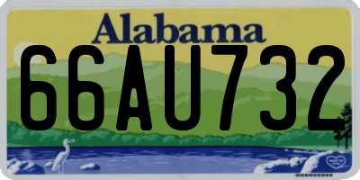 AL license plate 66AU732