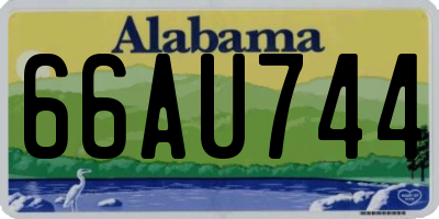 AL license plate 66AU744