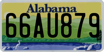 AL license plate 66AU879