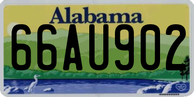 AL license plate 66AU902