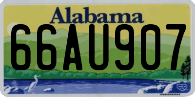 AL license plate 66AU907