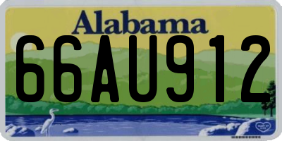 AL license plate 66AU912
