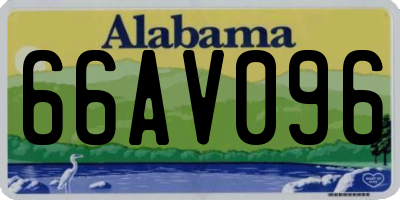 AL license plate 66AV096