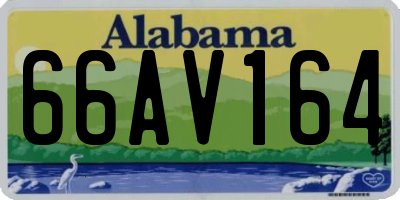 AL license plate 66AV164