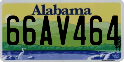 AL license plate 66AV464