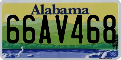 AL license plate 66AV468