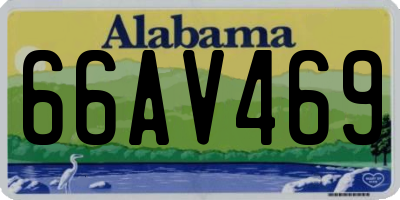 AL license plate 66AV469