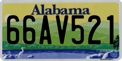 AL license plate 66AV521
