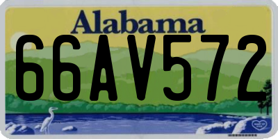 AL license plate 66AV572