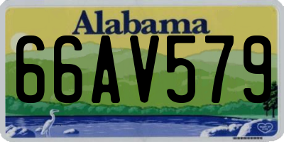 AL license plate 66AV579