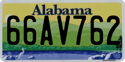 AL license plate 66AV762