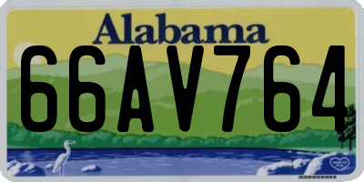 AL license plate 66AV764