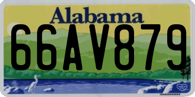 AL license plate 66AV879
