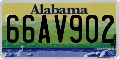 AL license plate 66AV902