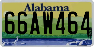 AL license plate 66AW464
