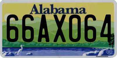 AL license plate 66AX064