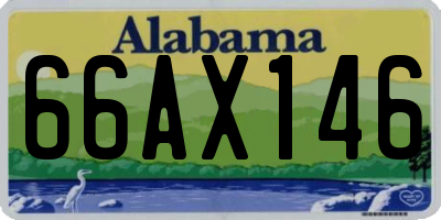 AL license plate 66AX146