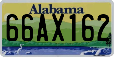 AL license plate 66AX162