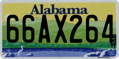 AL license plate 66AX264