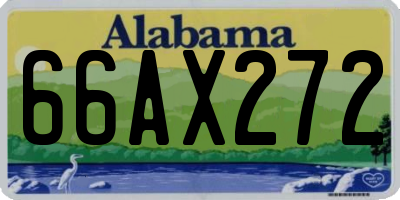 AL license plate 66AX272