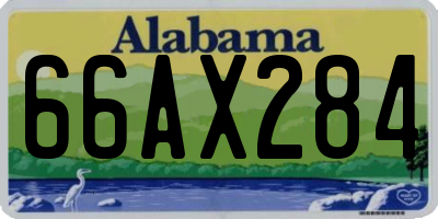 AL license plate 66AX284