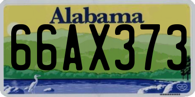AL license plate 66AX373