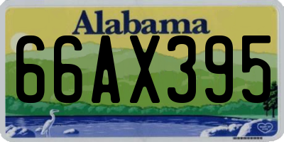 AL license plate 66AX395