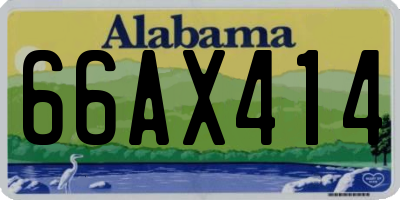AL license plate 66AX414