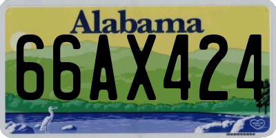 AL license plate 66AX424