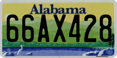 AL license plate 66AX428