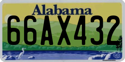 AL license plate 66AX432