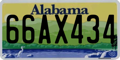 AL license plate 66AX434
