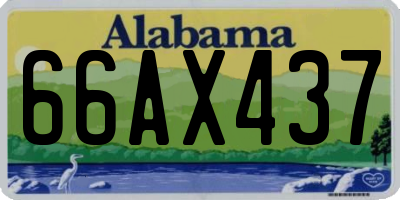 AL license plate 66AX437