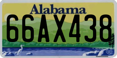 AL license plate 66AX438