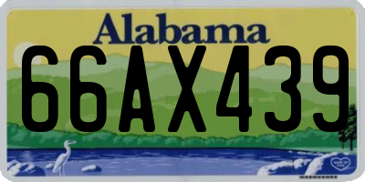 AL license plate 66AX439