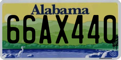 AL license plate 66AX440