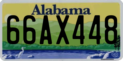 AL license plate 66AX448