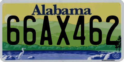 AL license plate 66AX462