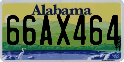 AL license plate 66AX464