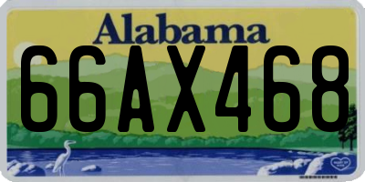 AL license plate 66AX468