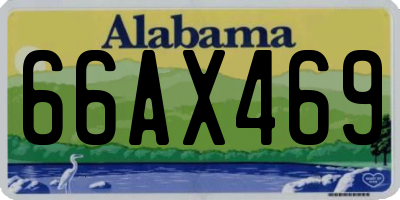 AL license plate 66AX469