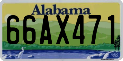 AL license plate 66AX471