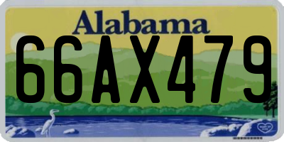 AL license plate 66AX479