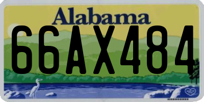 AL license plate 66AX484