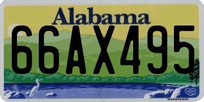 AL license plate 66AX495