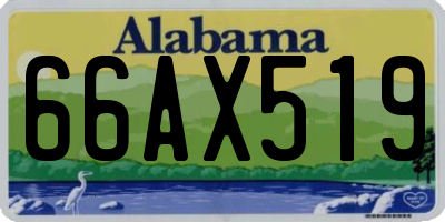 AL license plate 66AX519