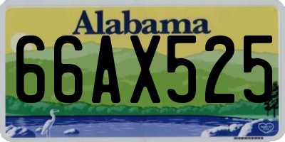 AL license plate 66AX525